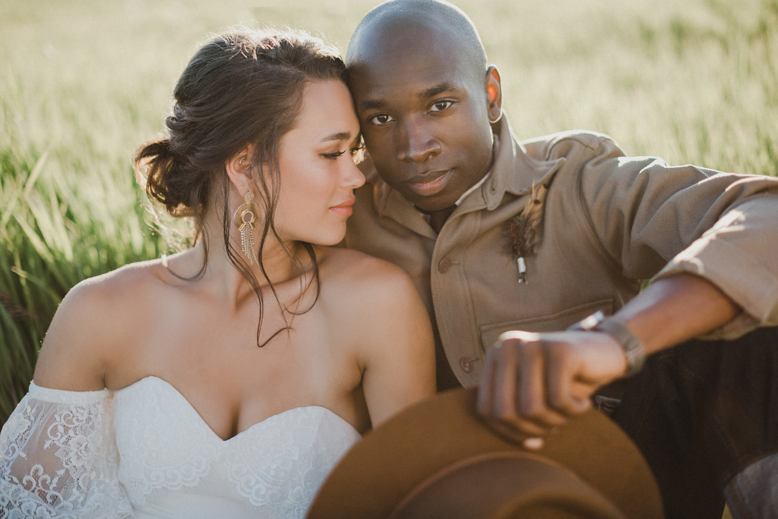 Indie inspired styled wedding elopement shot in Montana, photographed by Sweetwater.