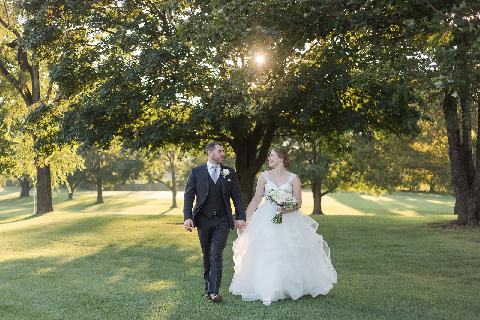 Rolling Road Golf Club wedding photo of couple by Annapolis Maryland photographer Christa Rae Photography