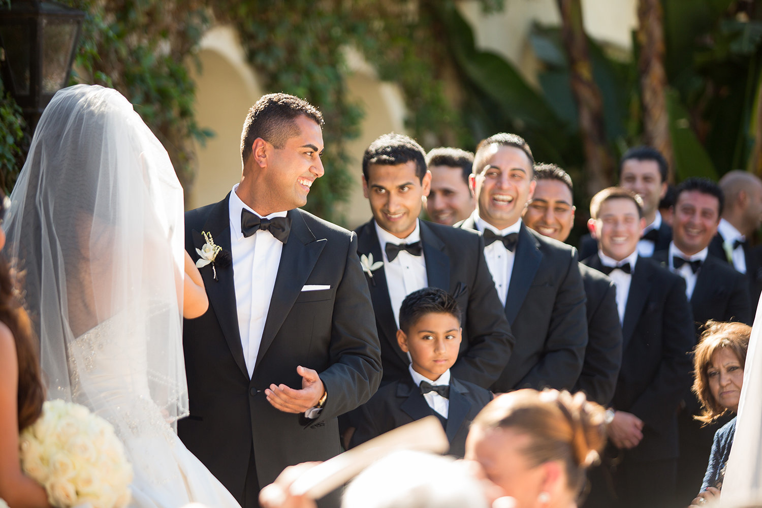 The candid moments are some of our favorites from wedding ceremonies