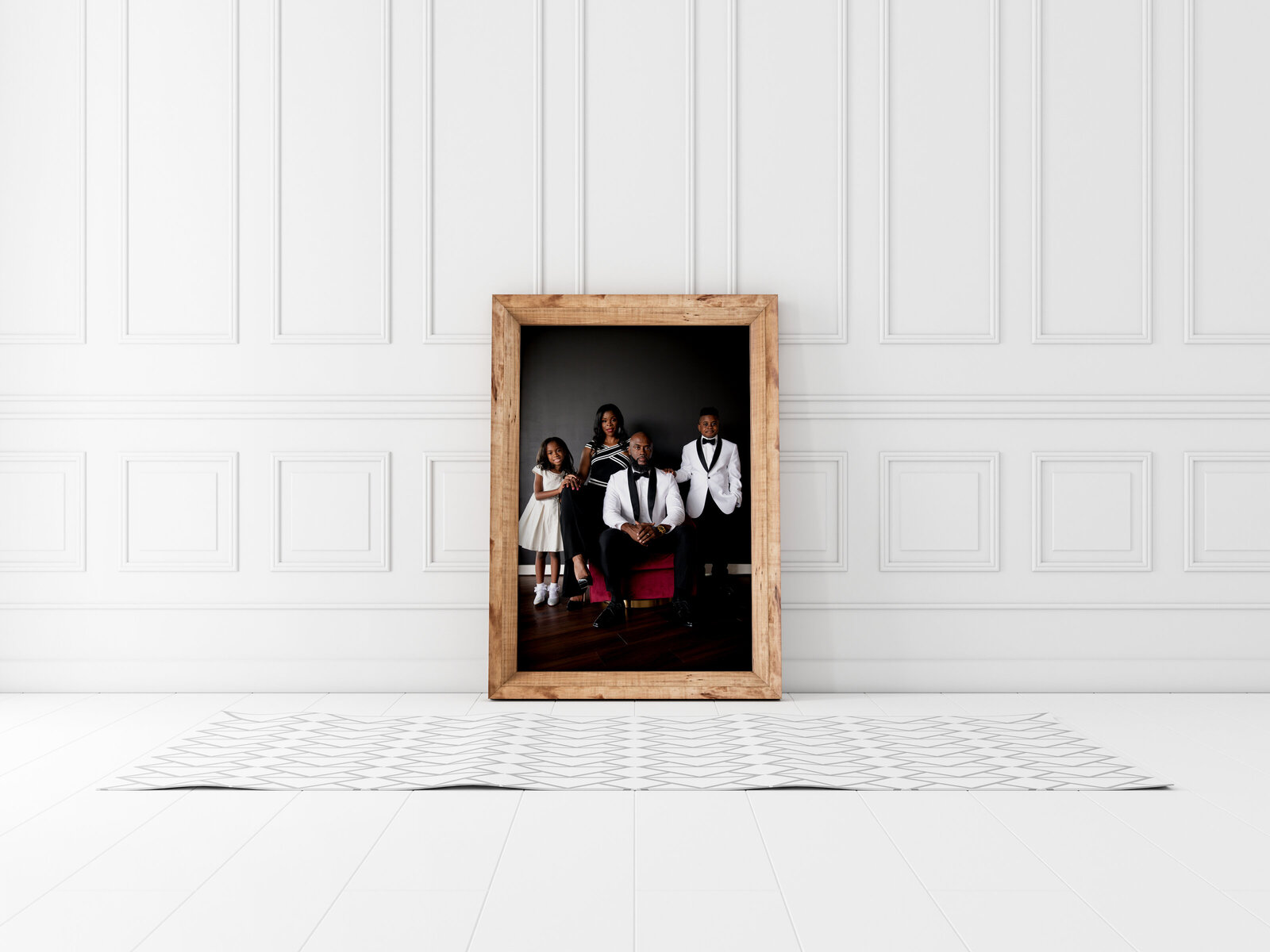 frisco family framed photo