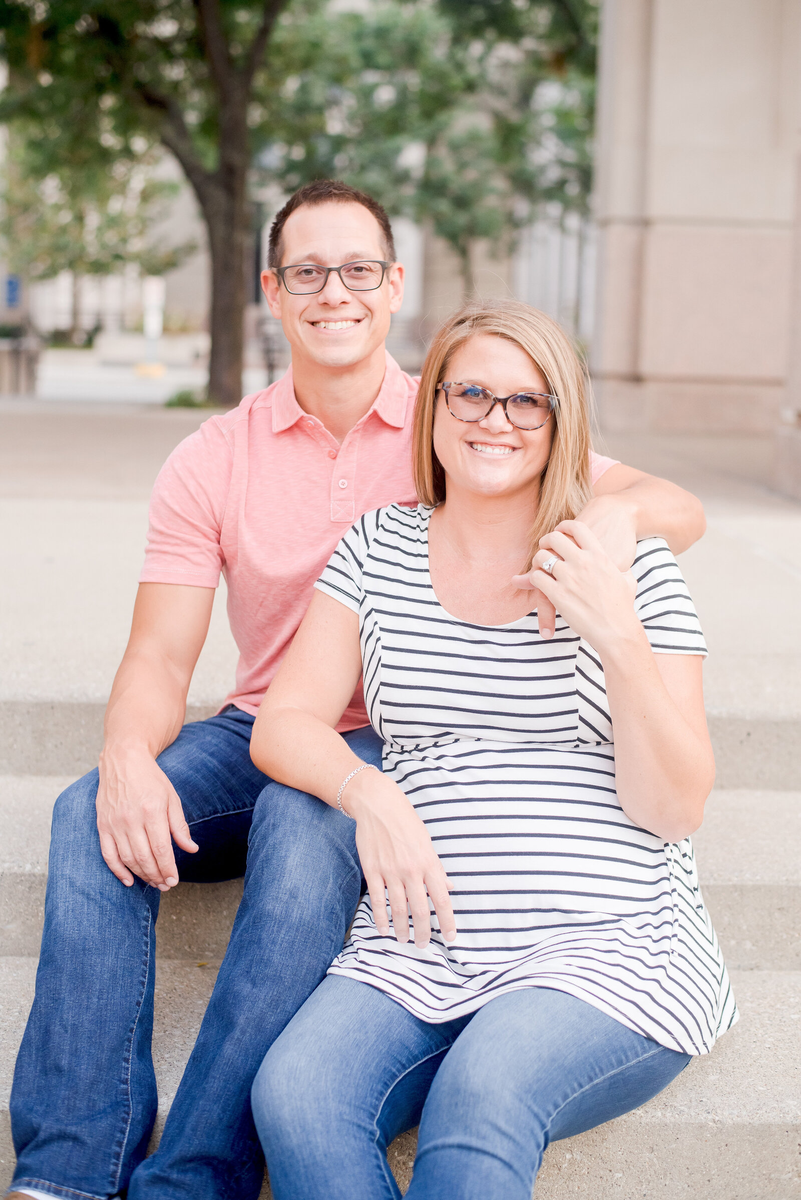 Downtown Indianapolis Maternity Photo