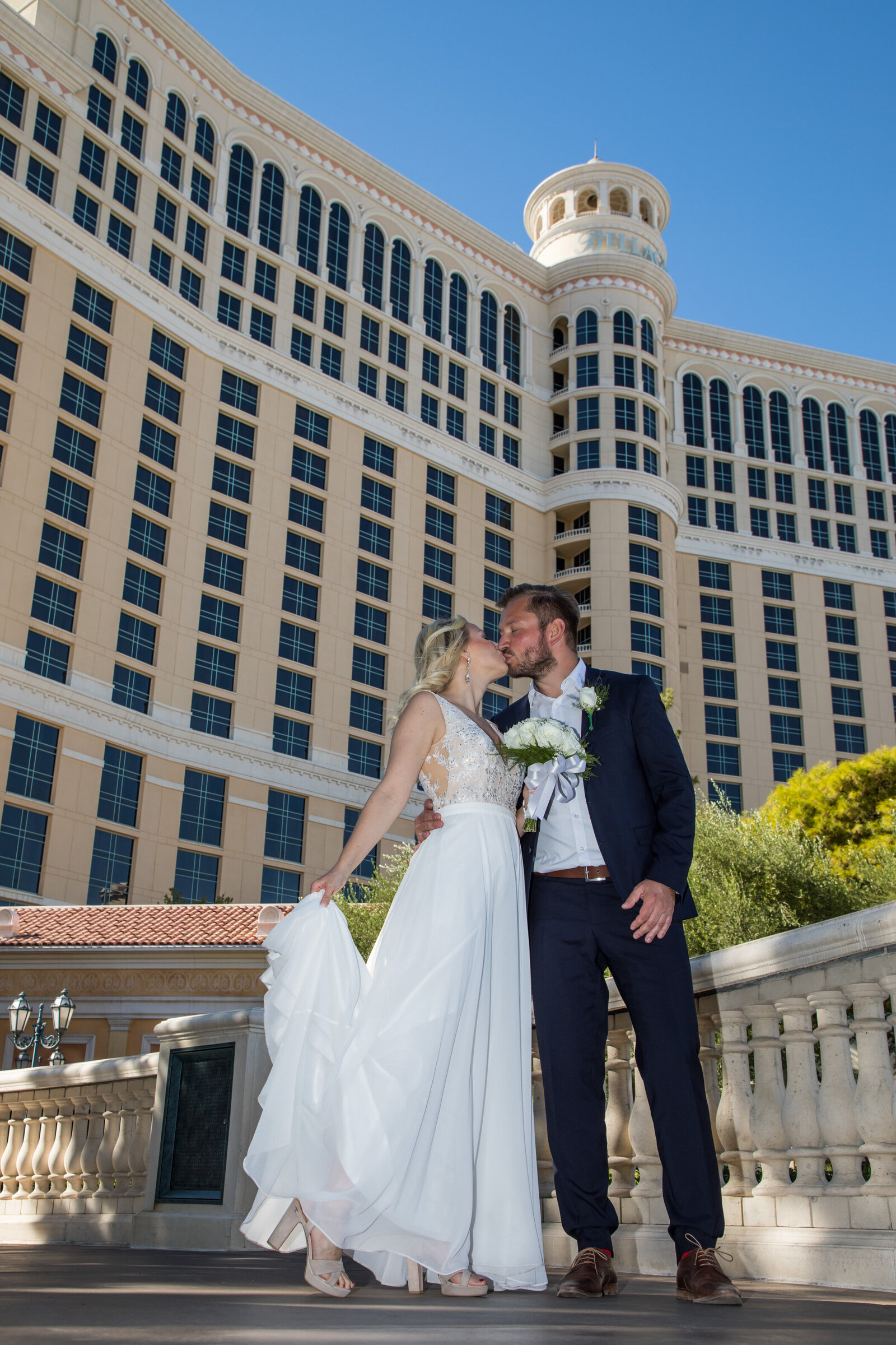mariage au Bellagio Las Vegas