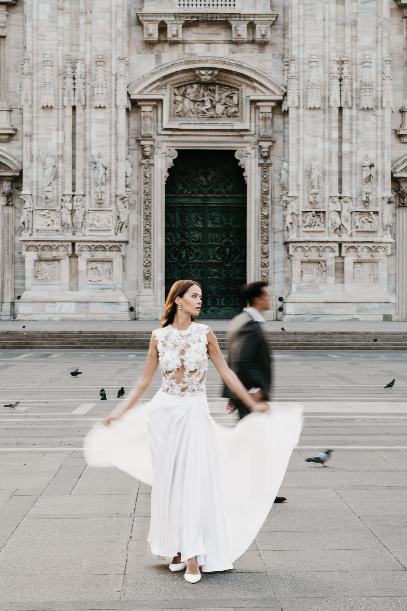 DUOMO MILAN ITALY WEDDING EDITORIAL-8