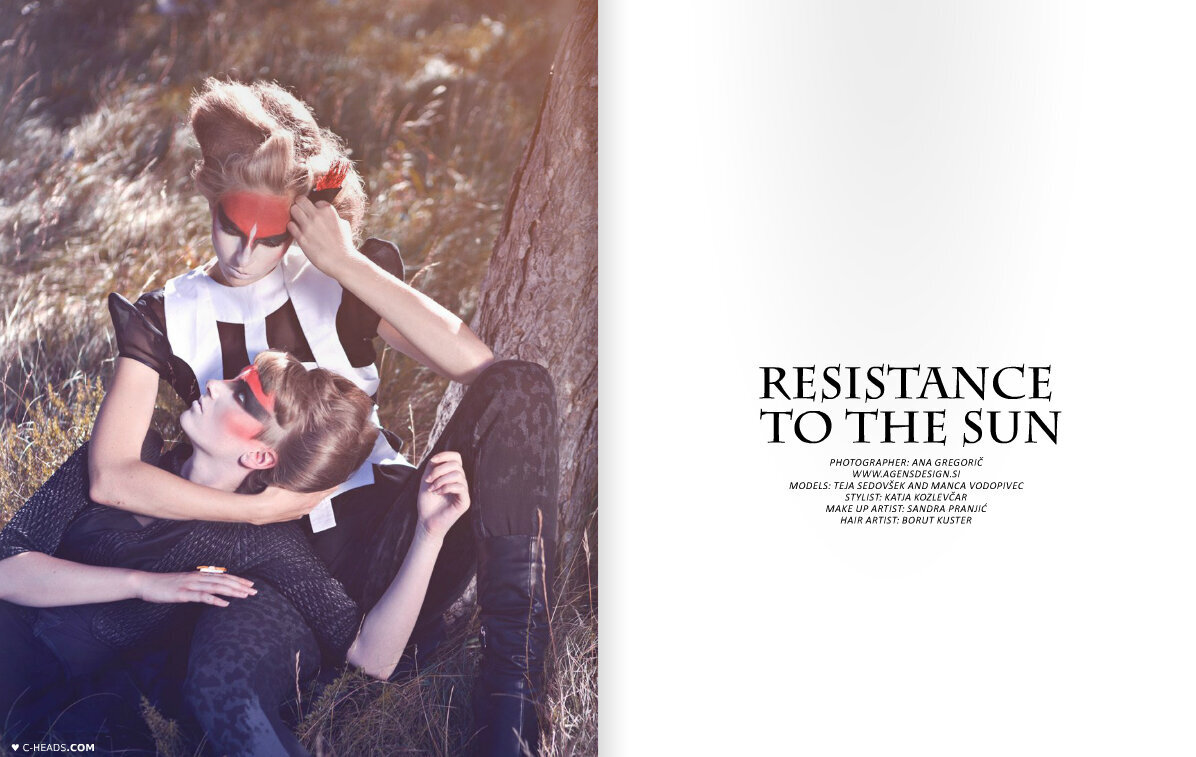 C-Heads Magazine-Resistance to the sun fashion editorial1