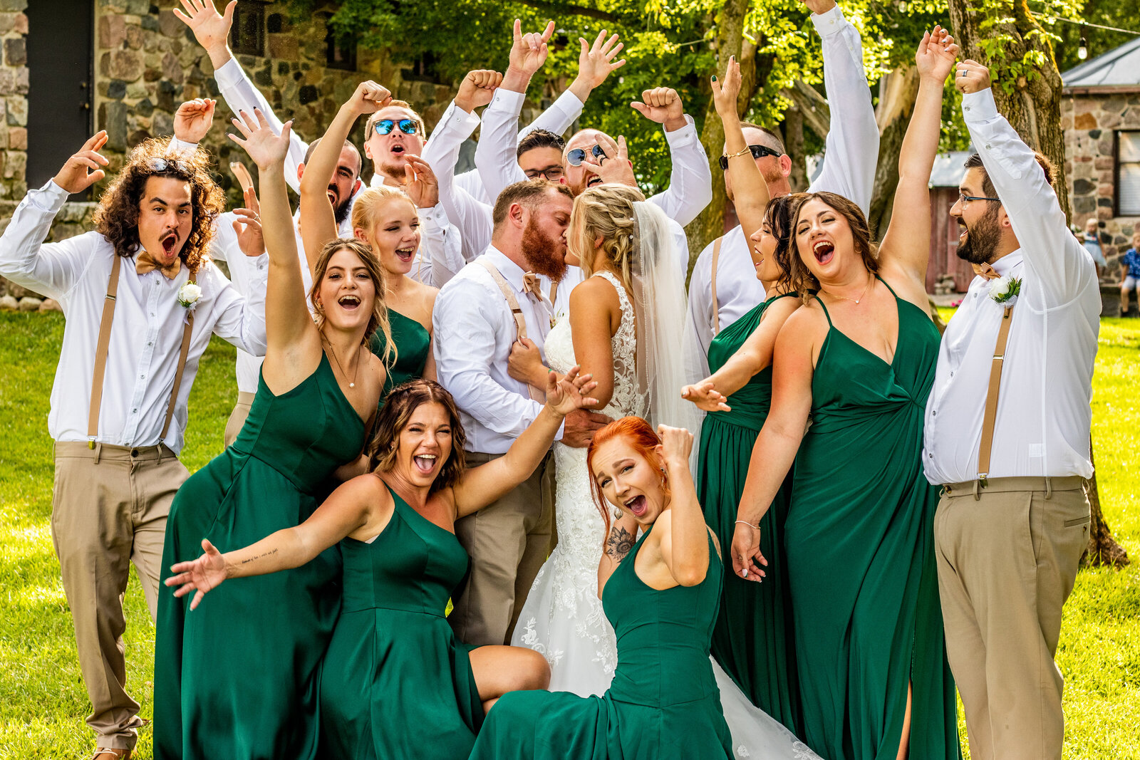 Wedding at The Mill District. Photos by Devin Ramon Photography.