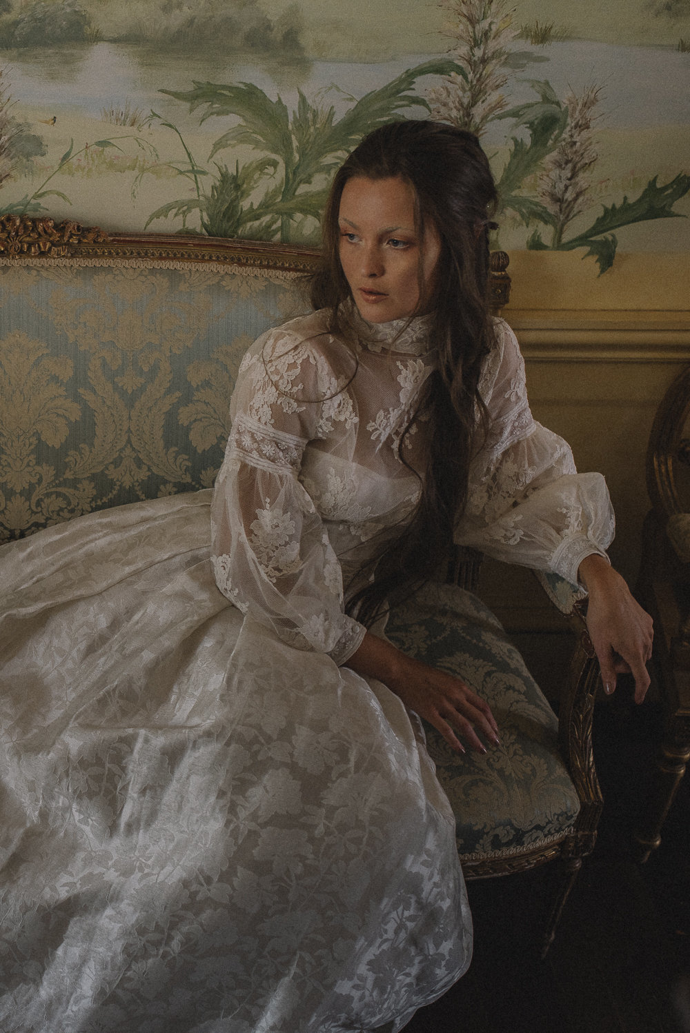 Edith-lace-organza-high-neck-long-sleeve-wedding-dress-JoanneFlemingDesign-DavidWickhamPhoto (26)