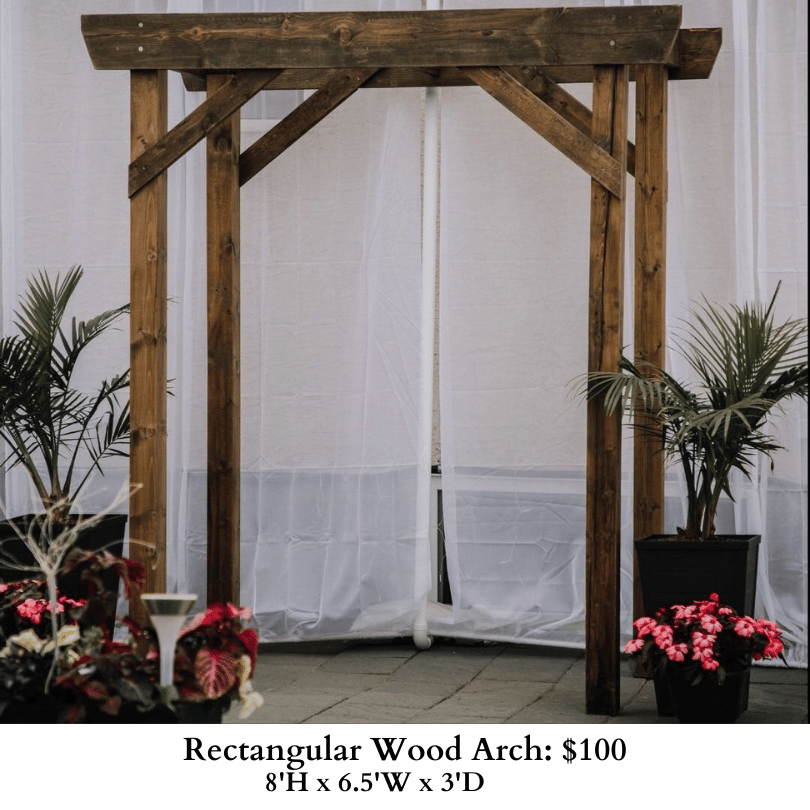 Rectangular Wood Arch-701