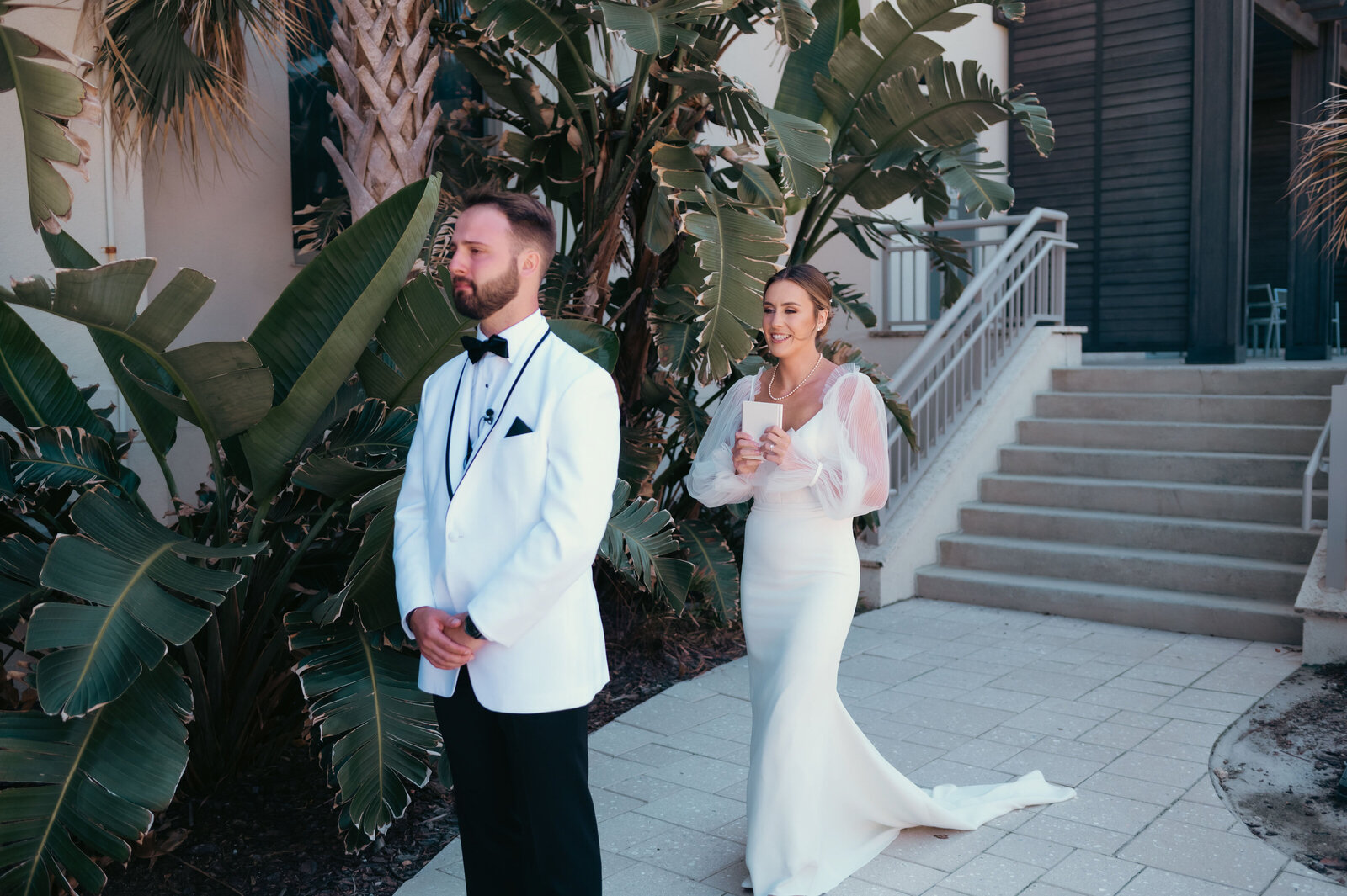 Embassy Suites St Augustine Beach wedding Wedding photos by Chabeli Woolsey Black Tie and Co-10