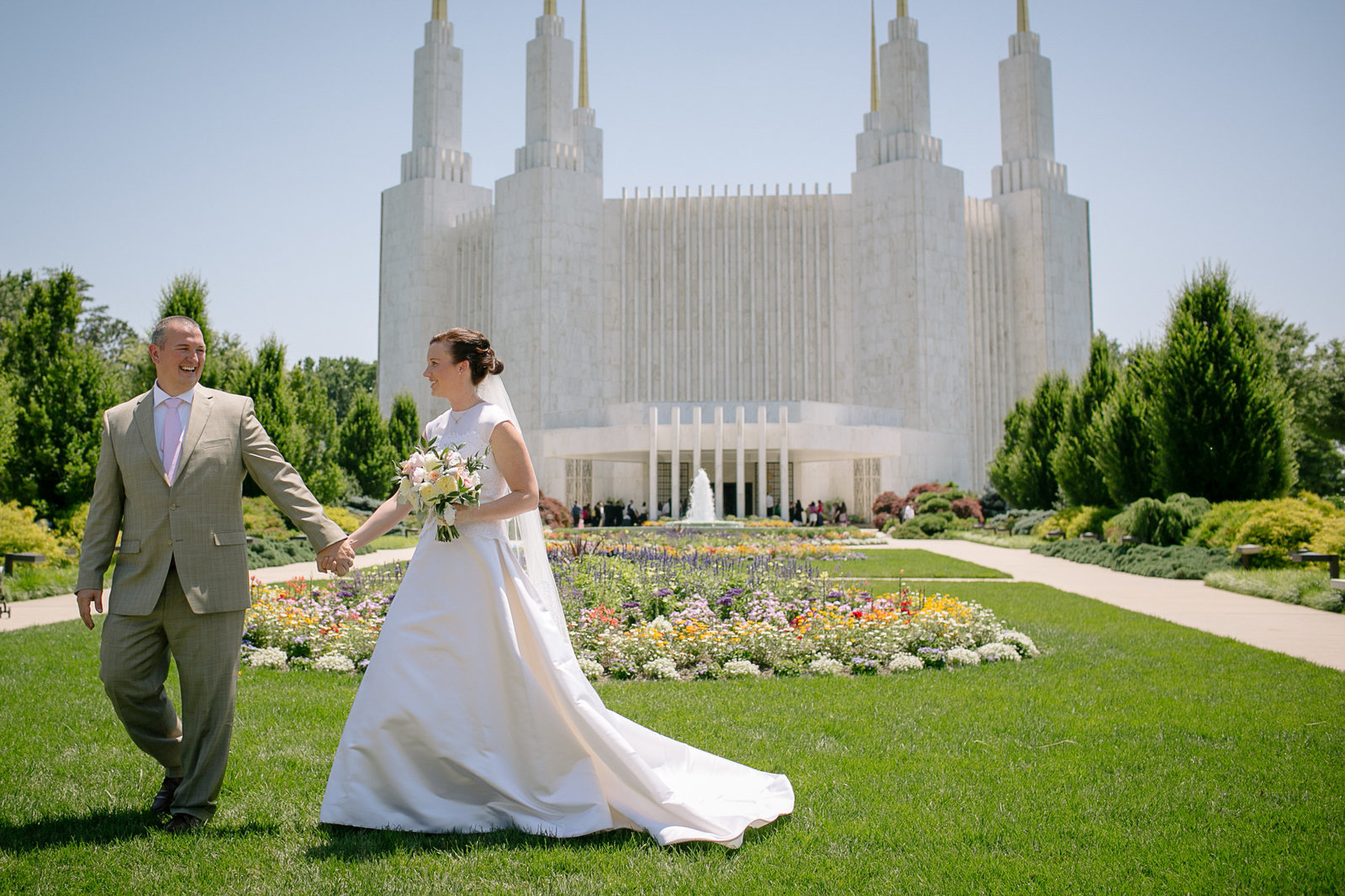 DC LDS Mormon Temple Wedding