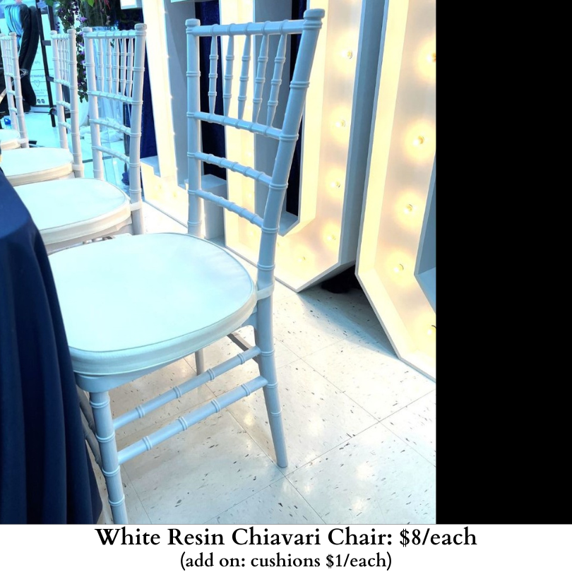 White Resin Chiavari Chair-673