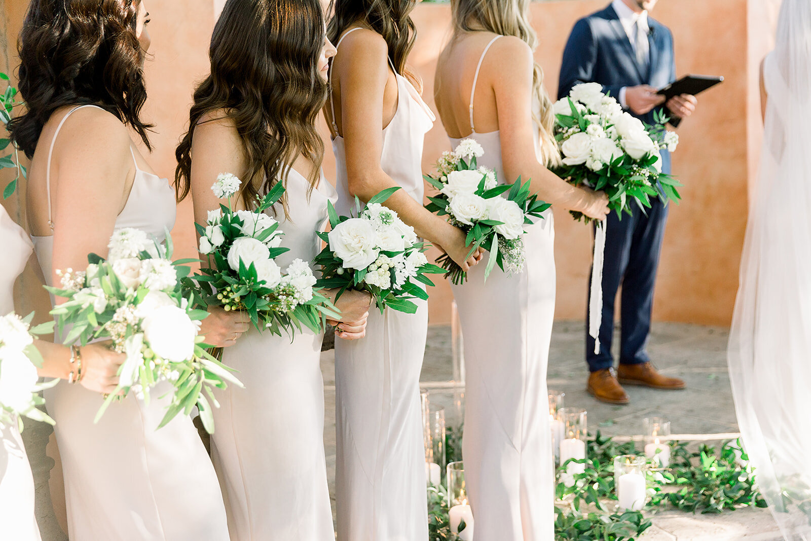 scottsdale-florists-taupe-bridesmaid-dresses