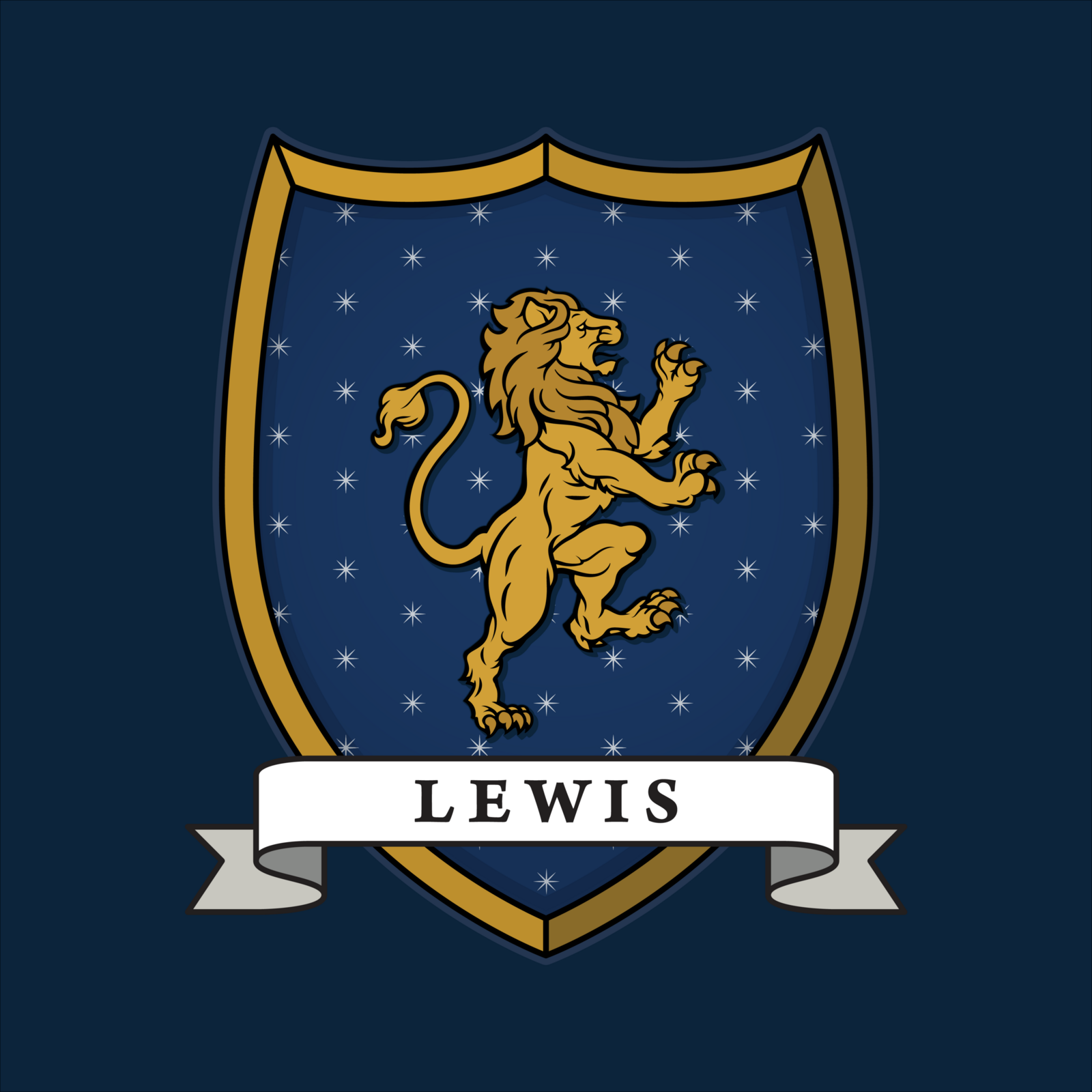 Lewisfull shield with bgd