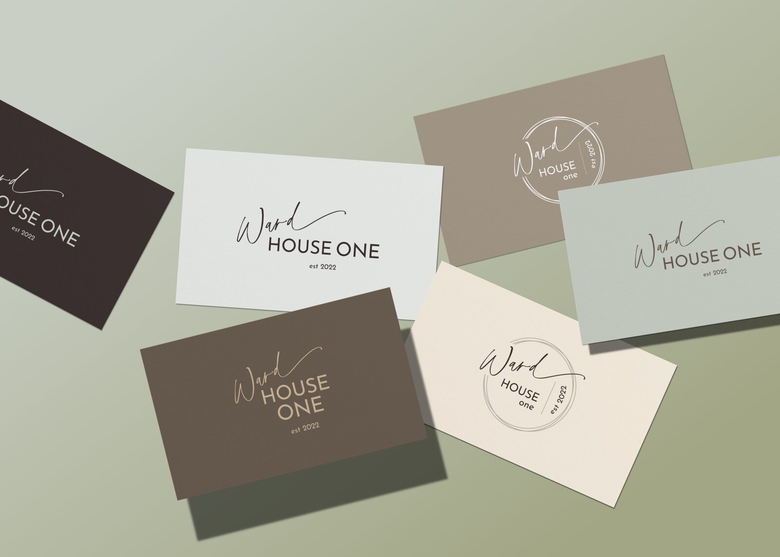 Ward House One business cards