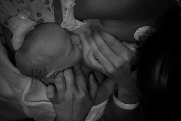 Eerste keer borstvoeding