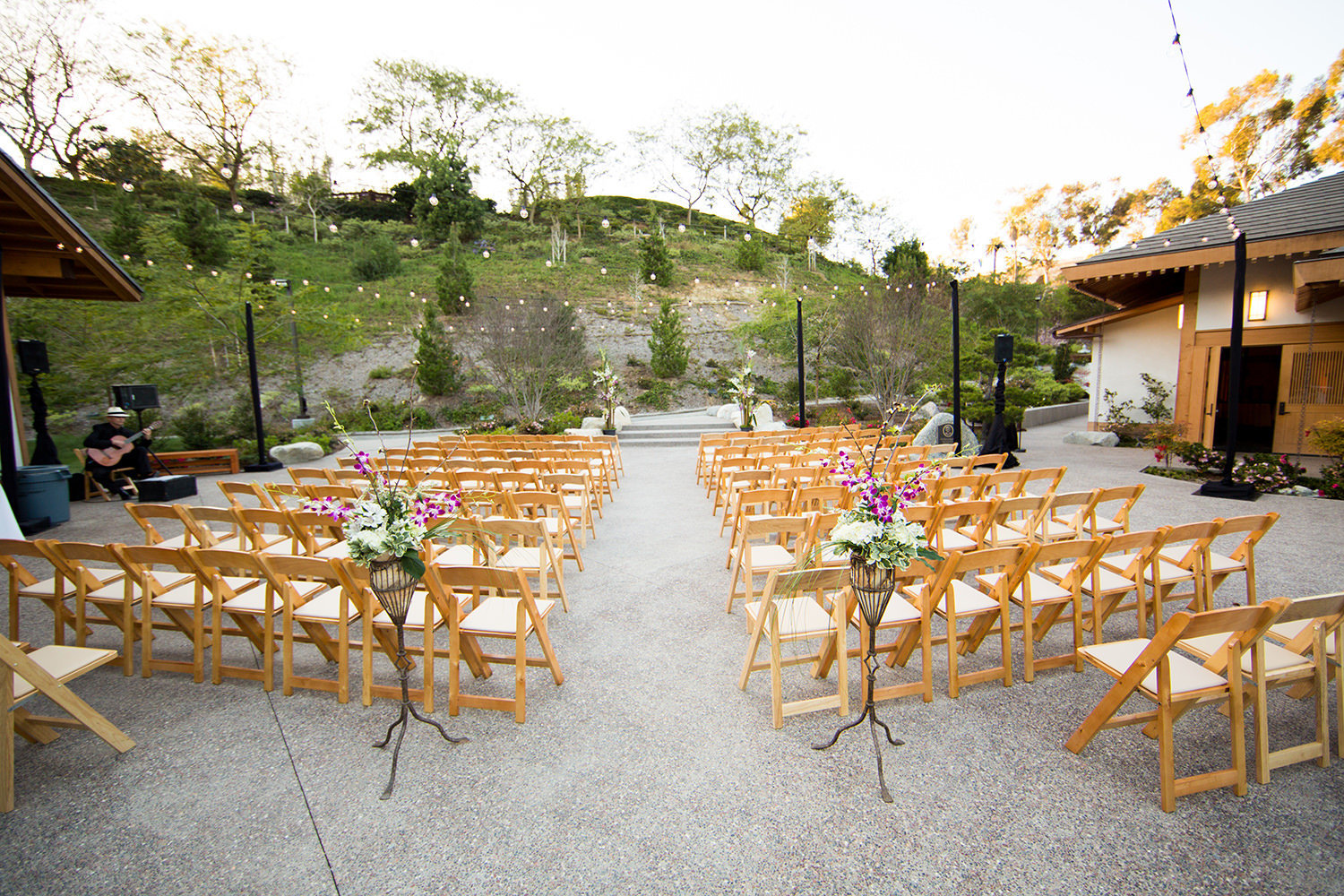 ceremony space at japanese friendship garden