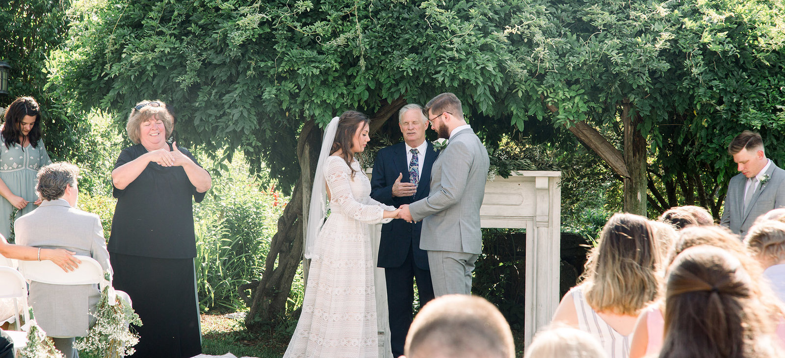 Wedding ceremony in Virginia