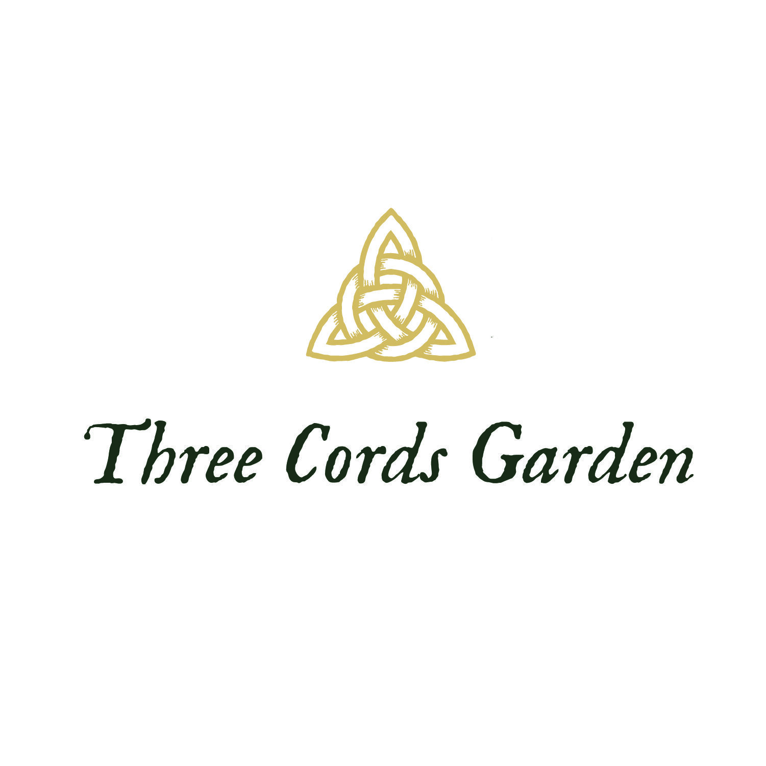 Three Cords Garden_Gold Green Logo