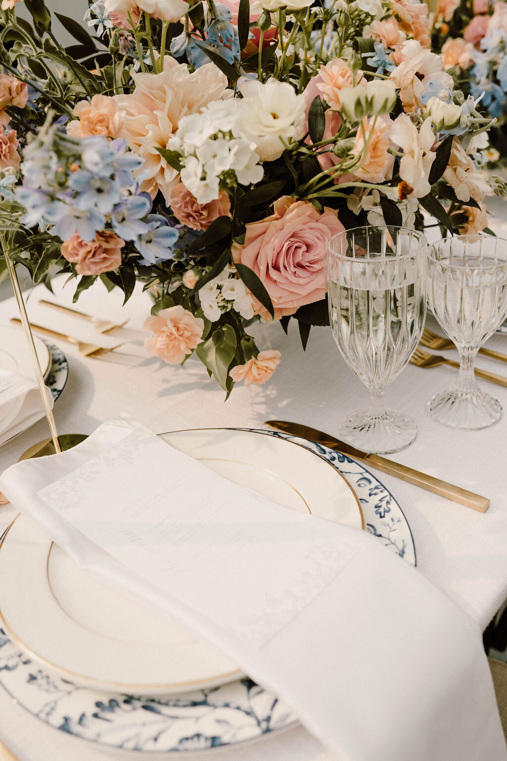 Elegant garden wedding tablescape inspiration