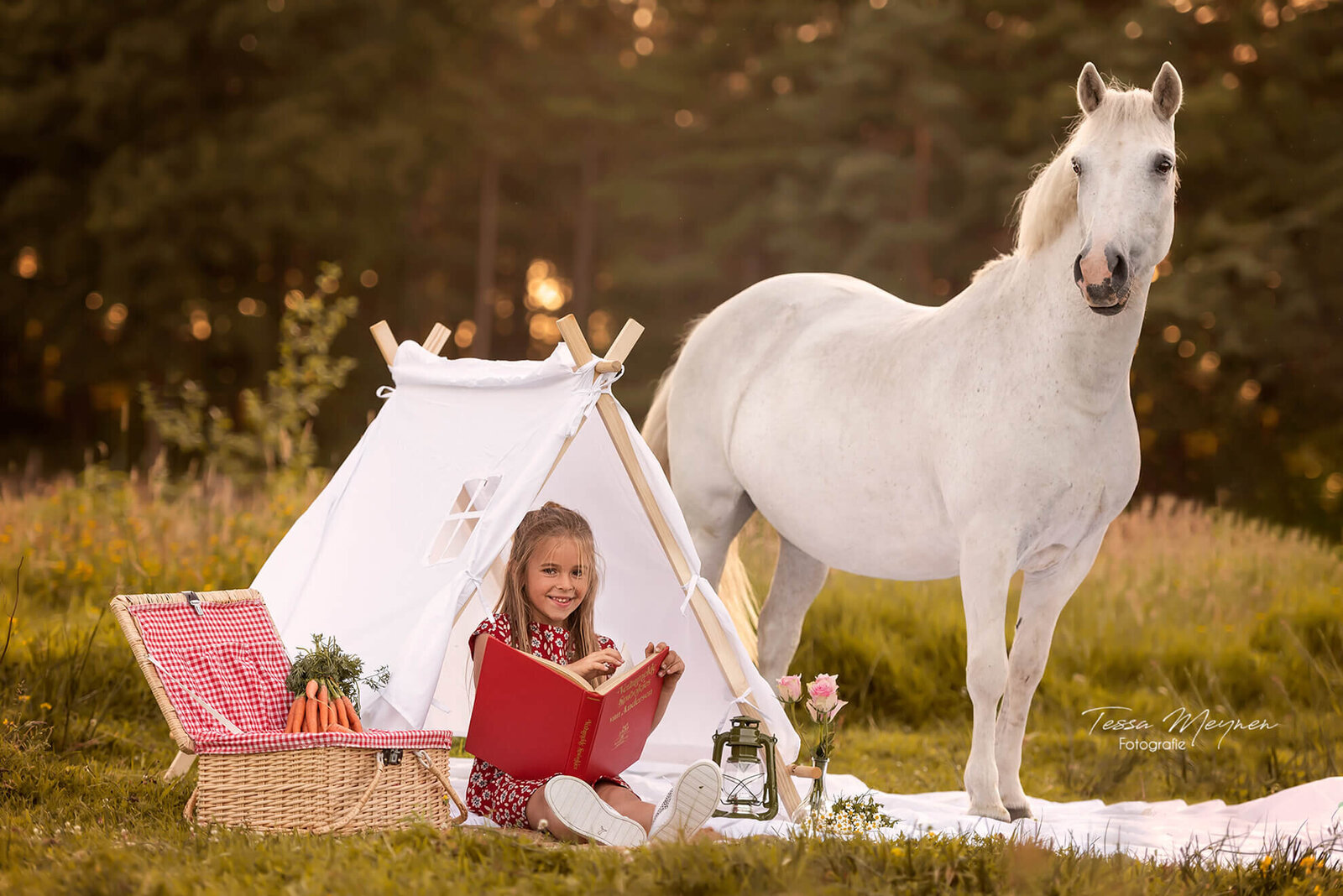 Picknicken met je paard tijdens een fotoshoot? Superleuk!
