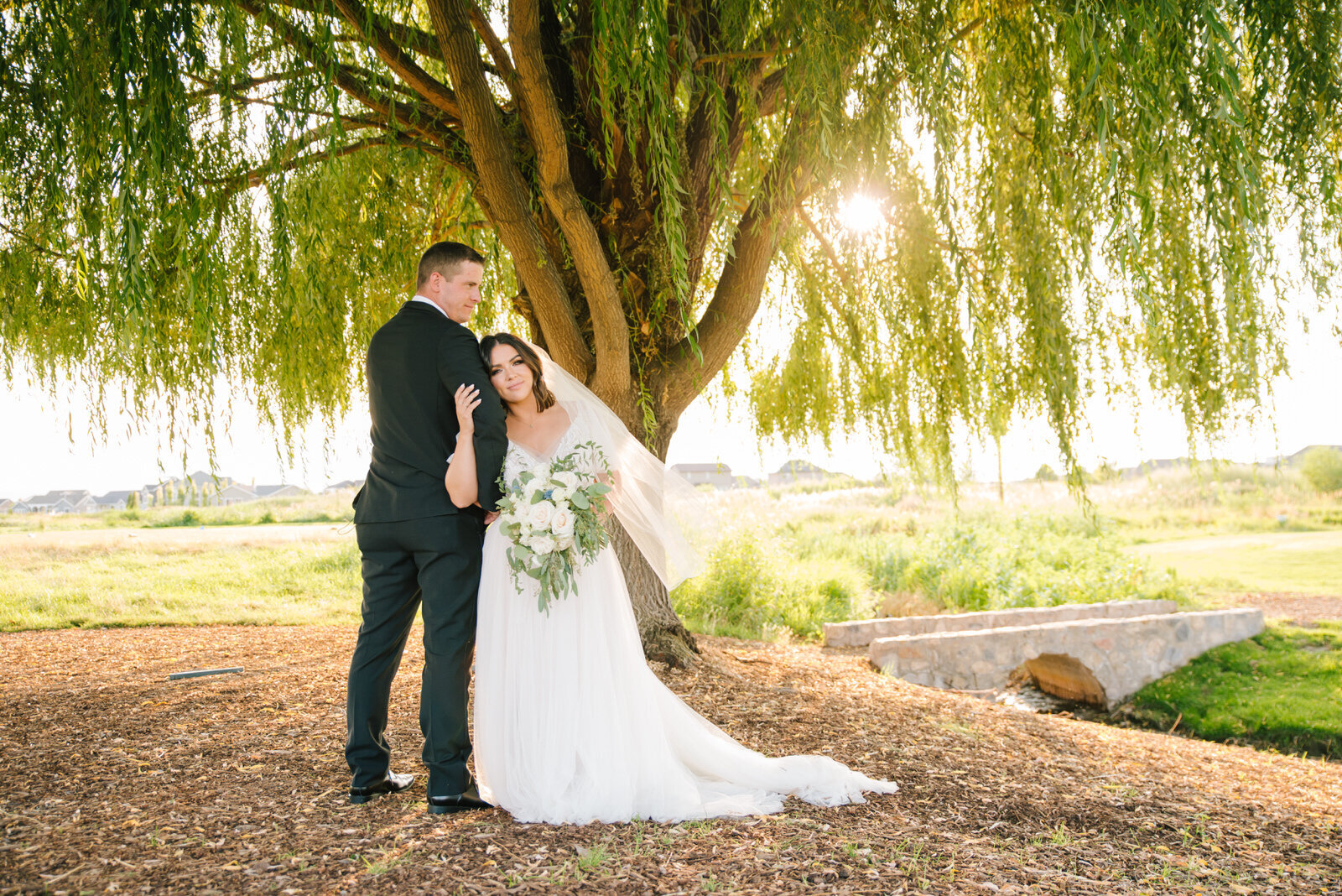 Jackson Hole photographers capture outdoor elopement pictures at golden hour