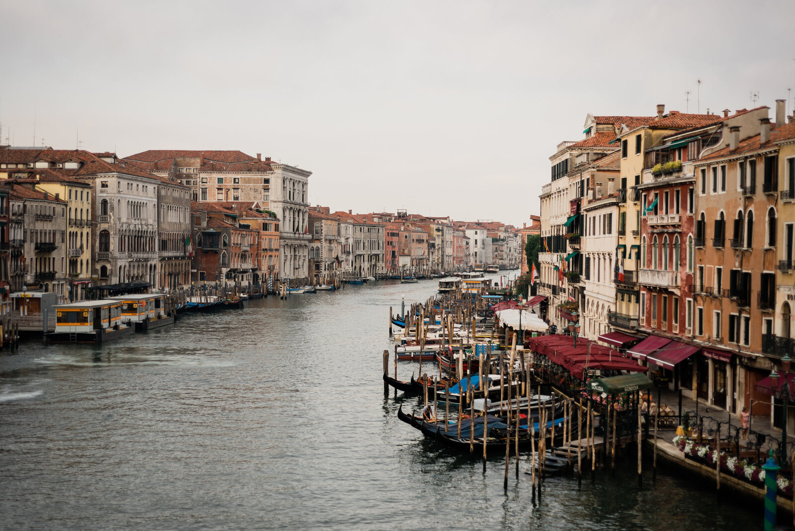 The main canal in Venice, Italy