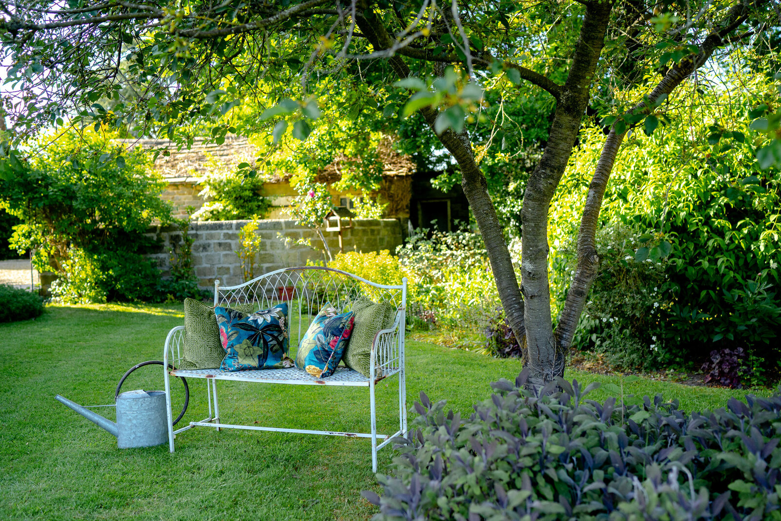 The cottage garden at Wharfedale Grange luxury wedding venue, yorkshire