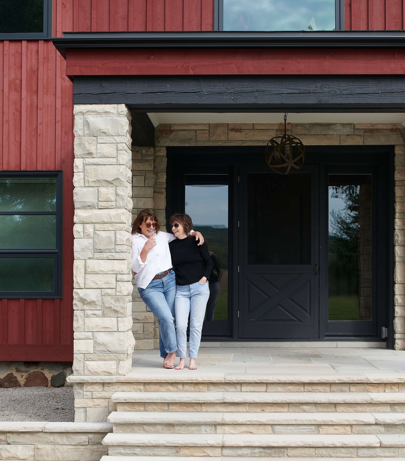 Kimberley Seldon interior designer with client in Toronto