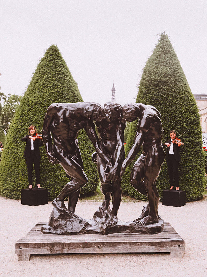 Wedding Reception at Musee Rodin in Paris by Alejandra Poupel Events -14