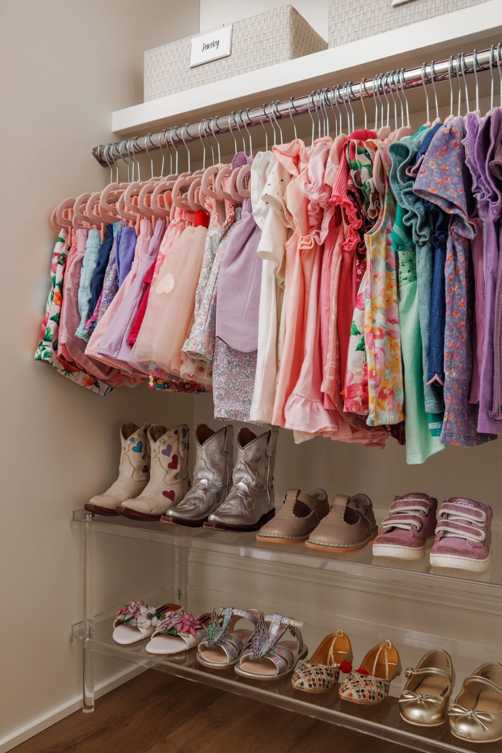 vision and hammer organizing girls closet