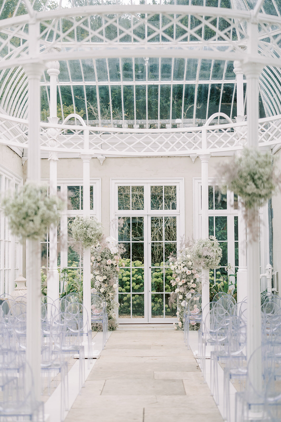 Interior of Domed Conservatory at came house wedding venue