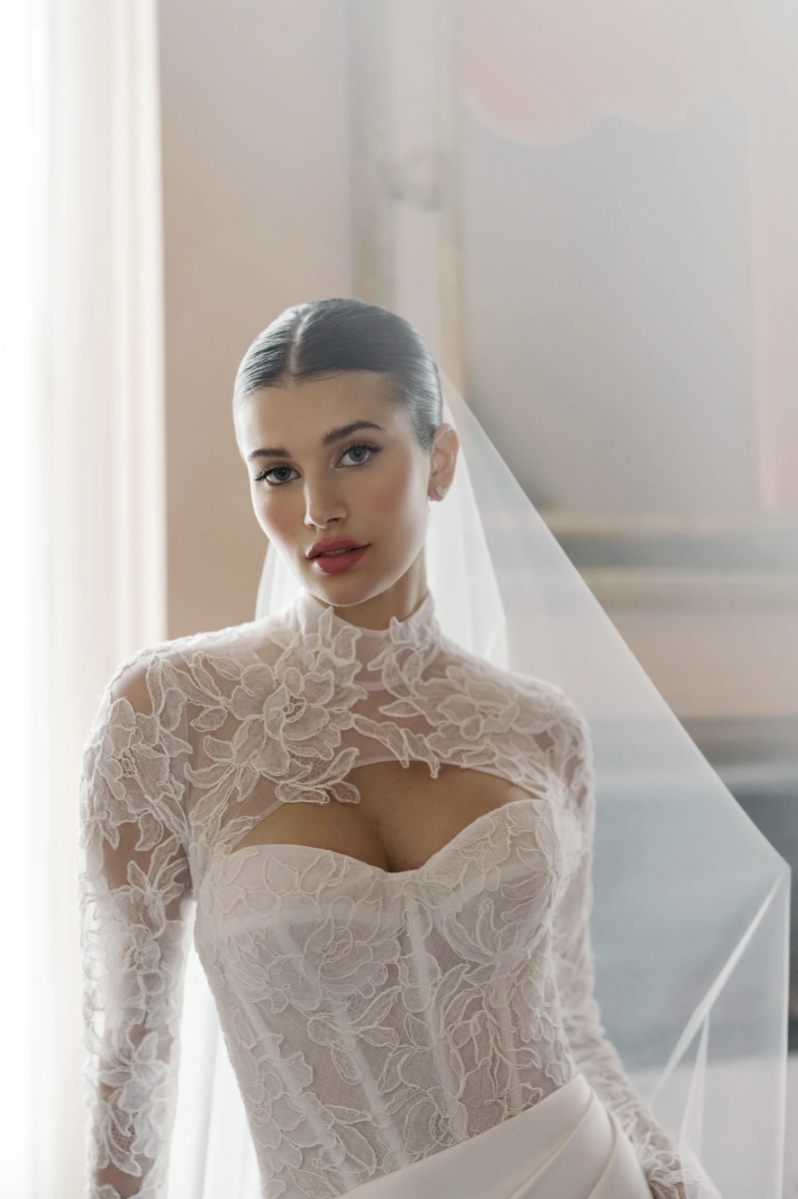 Lace wedding dresses in Denver CO. Mimi's Couture Bridal at Little White Dress. LWD Bridal Shop.