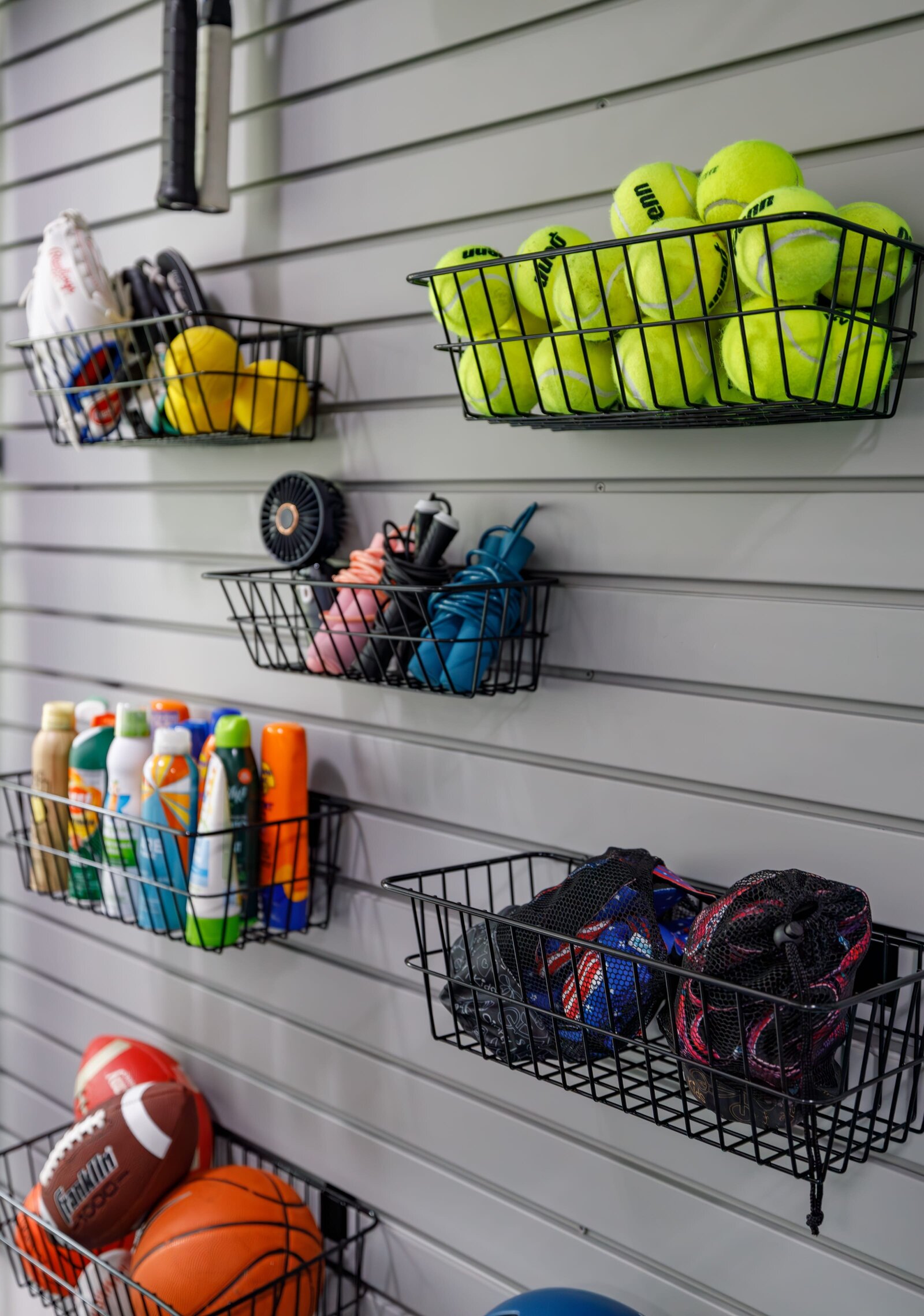 vision and hammer garage organization wall bins
