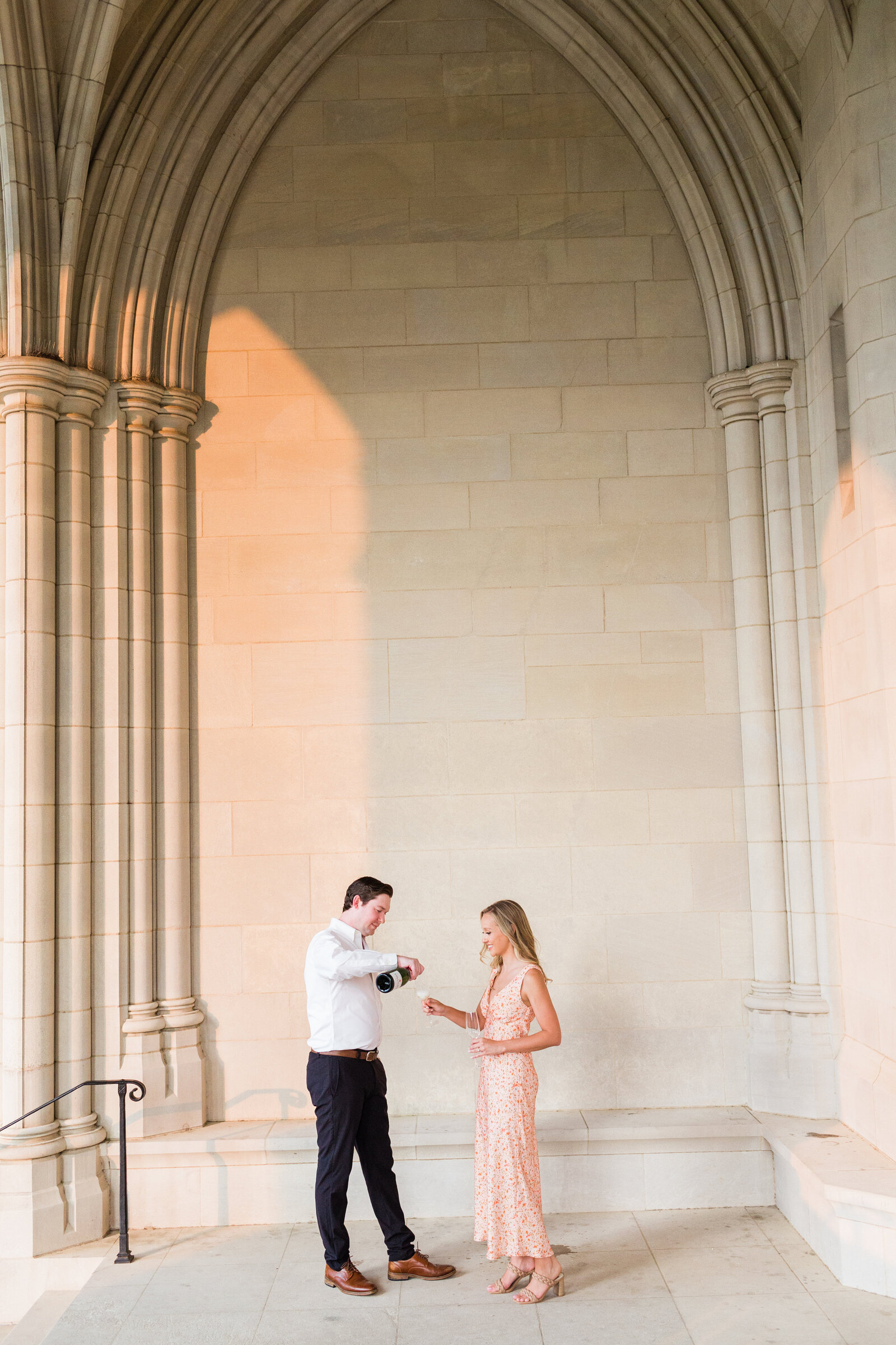 National Cathedral engagement photos
