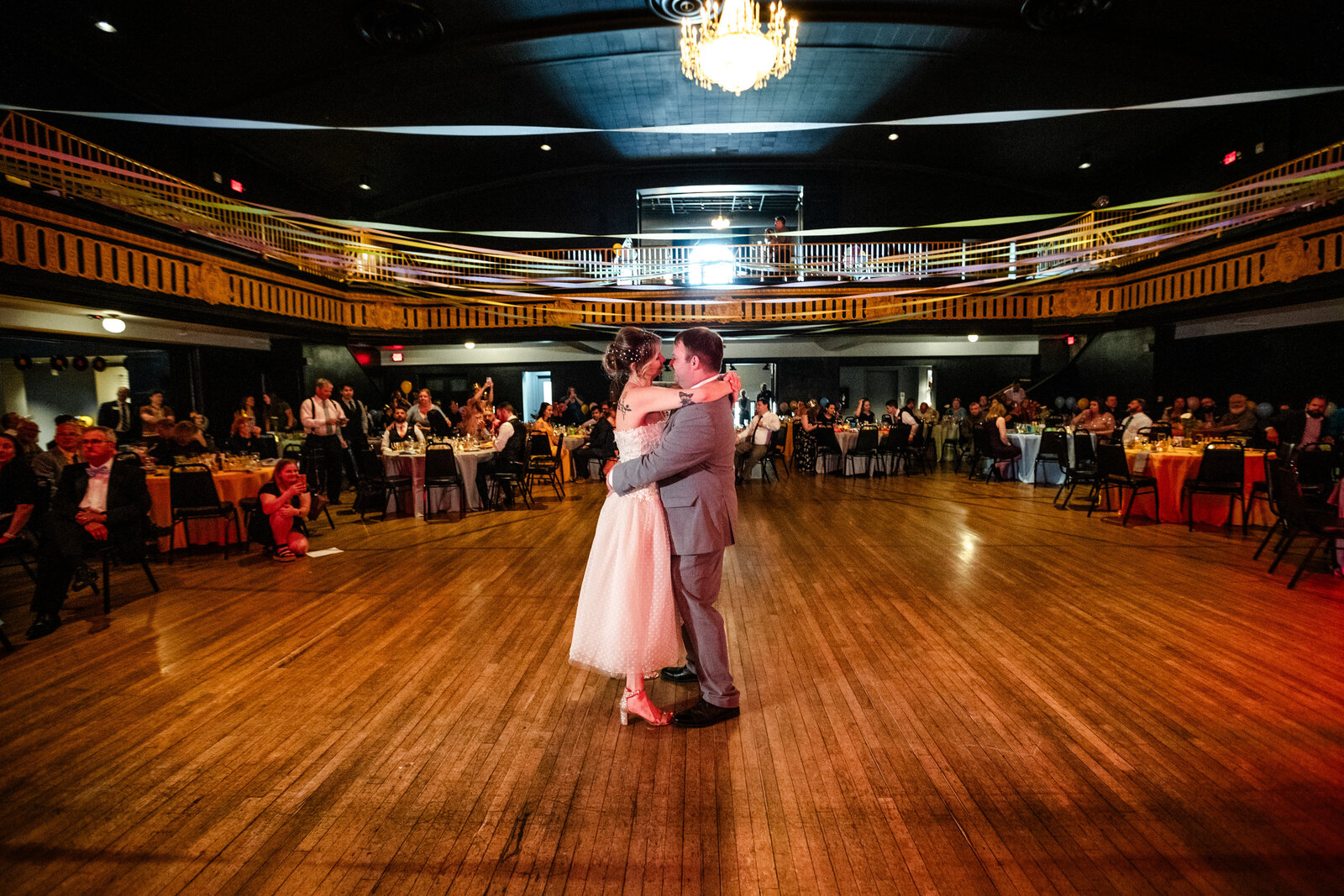 First dance at the Admiral reception