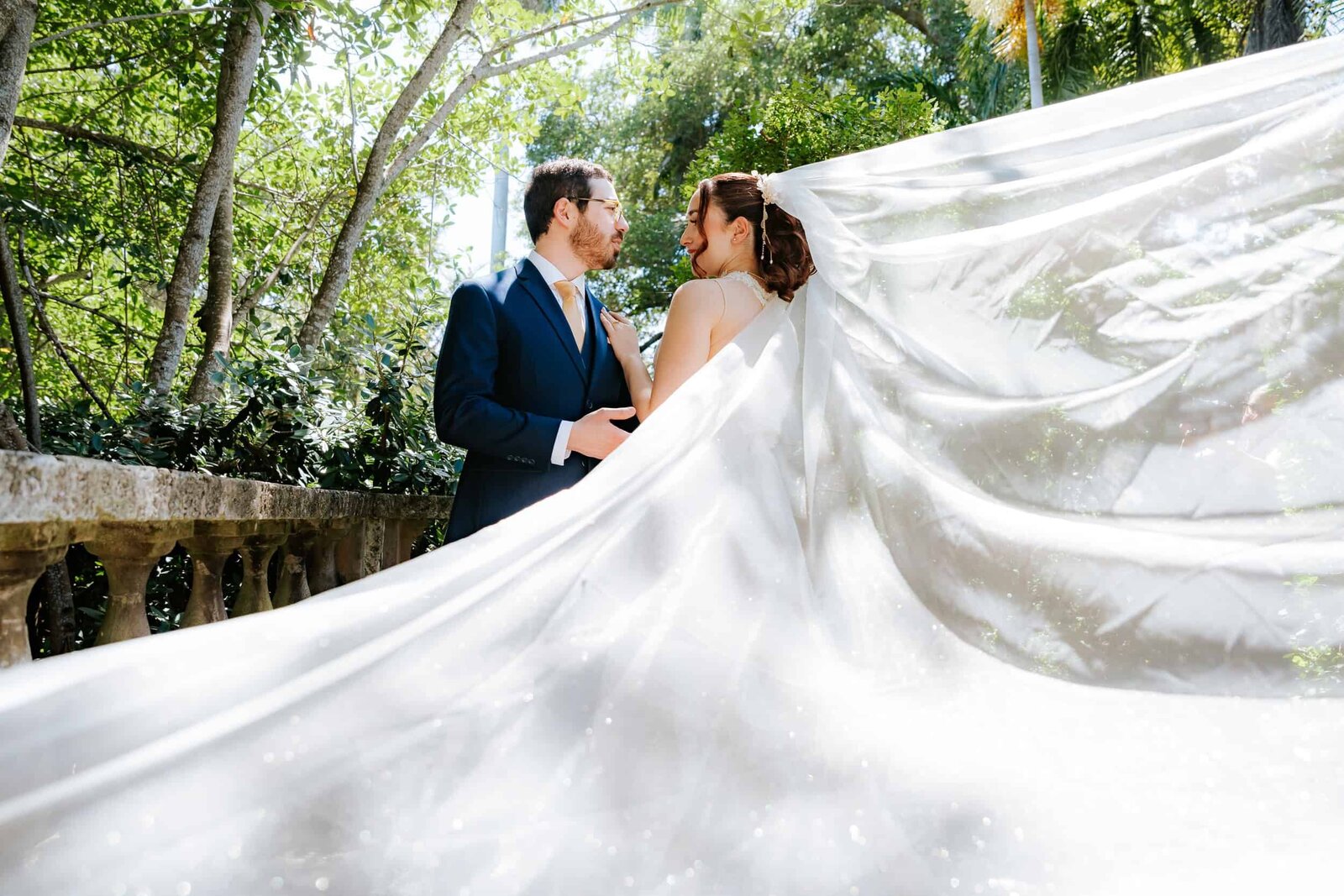 Vizcaya Gardens wedding - Rusty Pelican Miami Wedding - Visual Arts Wedding Photography-43