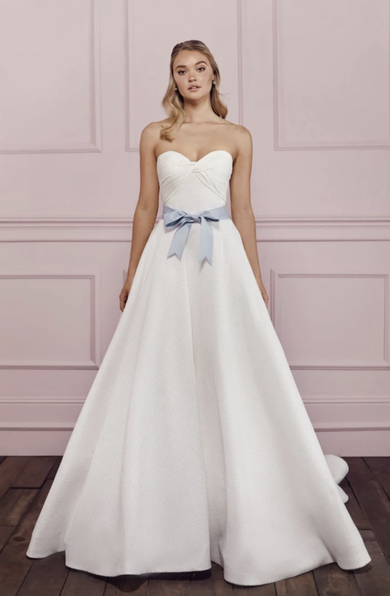 Strapless wedding dresses in Denver CO. Mimi's Couture Bridal at Little White Dress. LWD Bridal Shop.