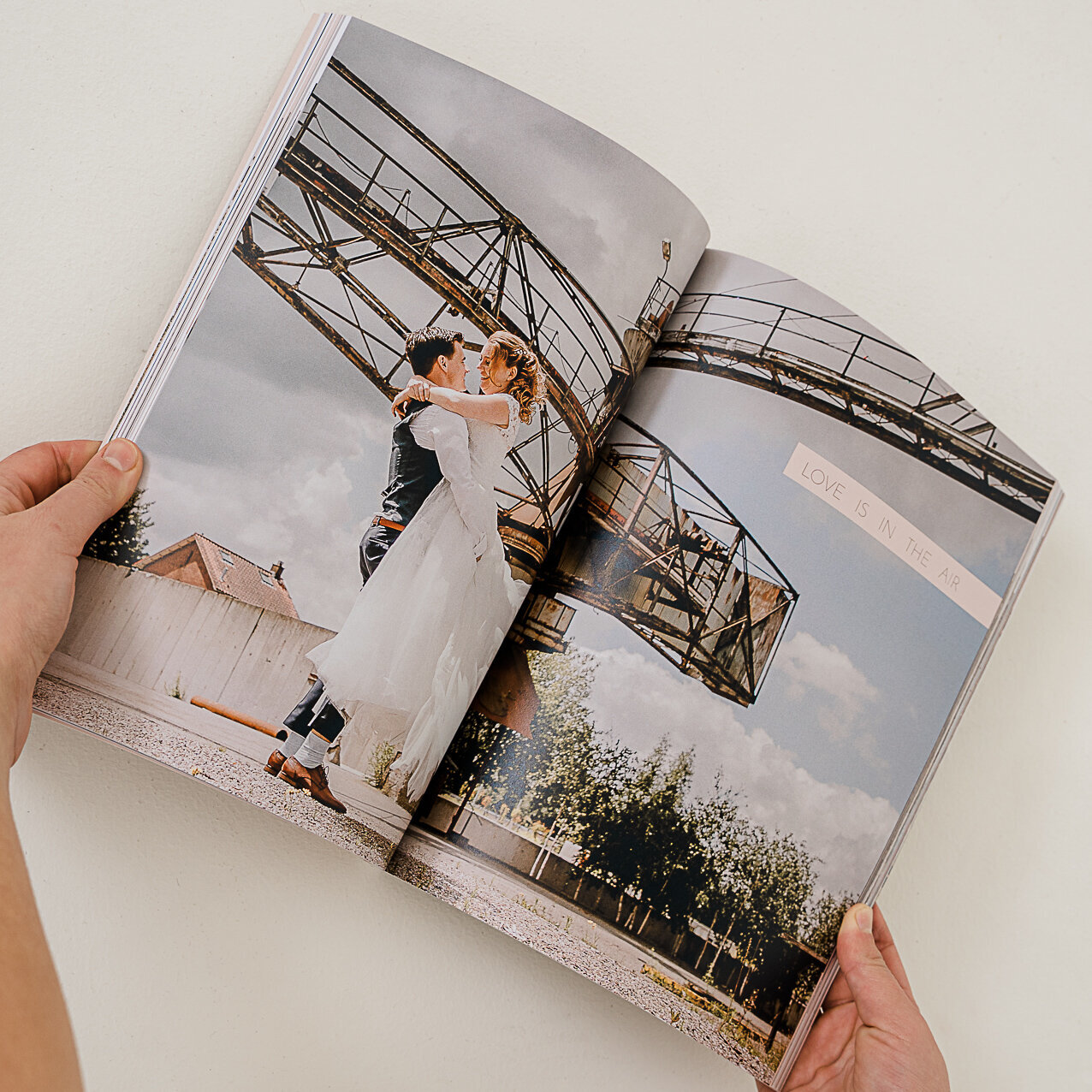 Fotoreportage bij Goudasfalt in Gouda in Romantic magazine