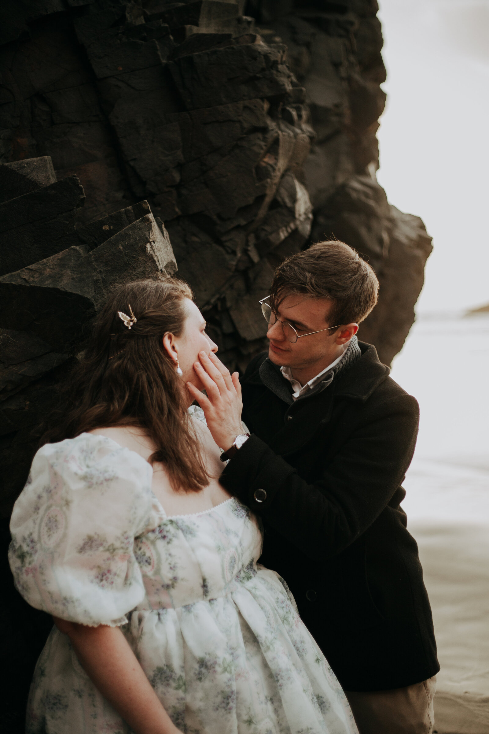 Whimsical Oregon Coast Engagement Shoot-69