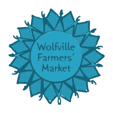 Wolfville Farmers_ Market Blue Logo