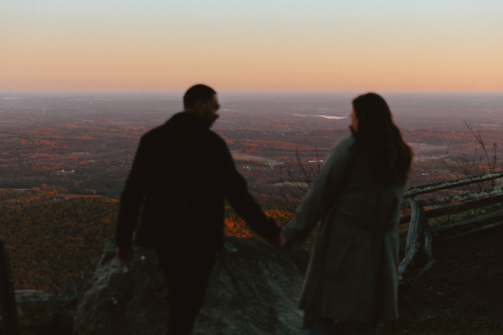Engagement Session in the Blue Ridge Mountains in South Carolina