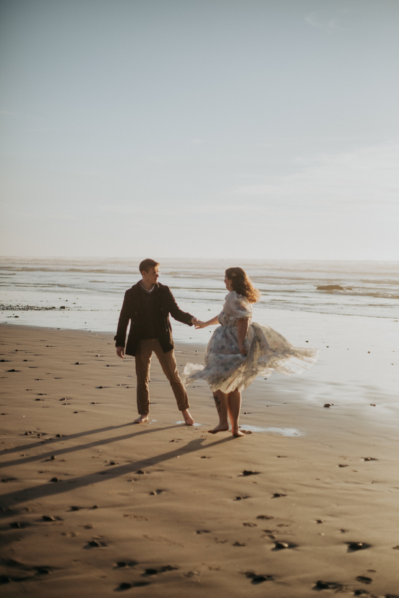 Whimsical Oregon Coast Engagement Shoot-37