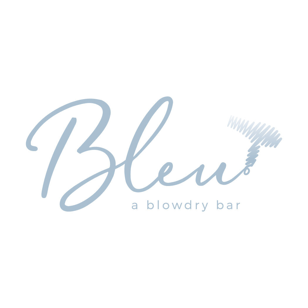 Bleu-blowdry-Logo-design