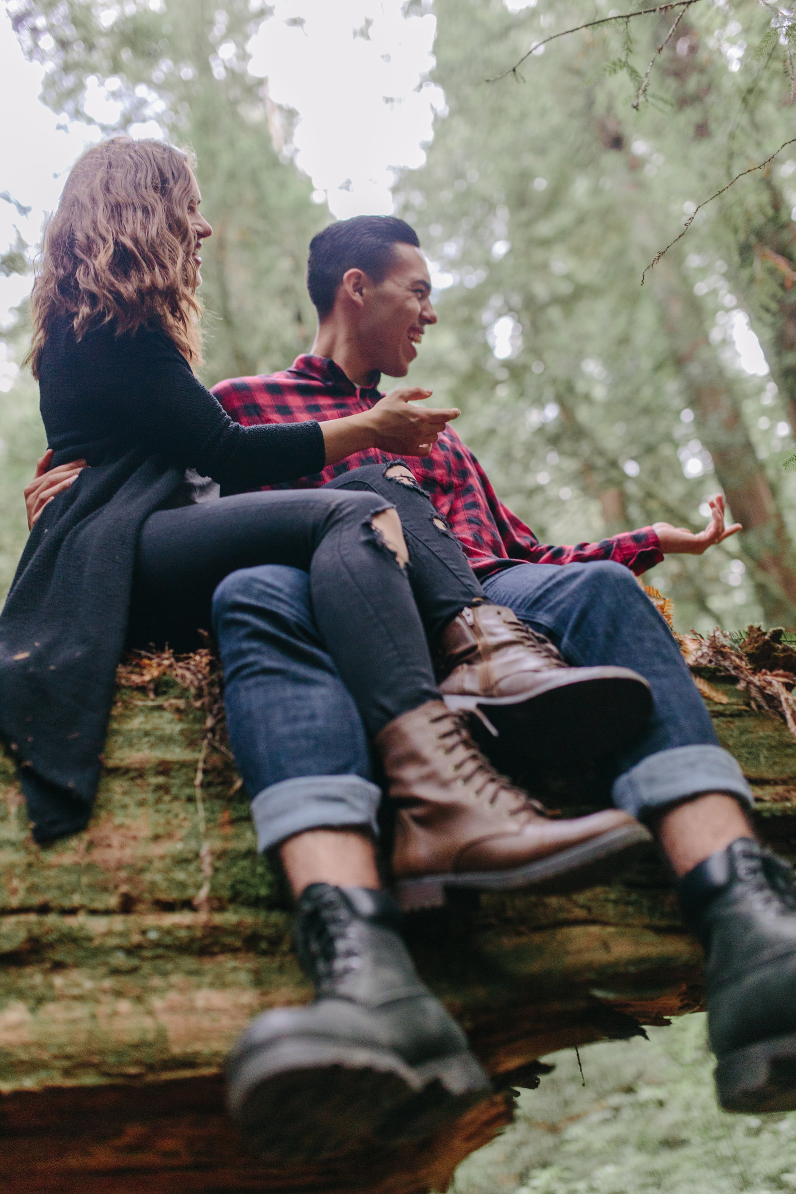 Redwood National Park Avenue of the Giants Engagement Session -7726