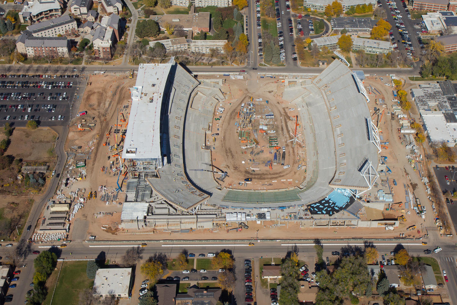 Colorado State Stadium Aerial Photo 5