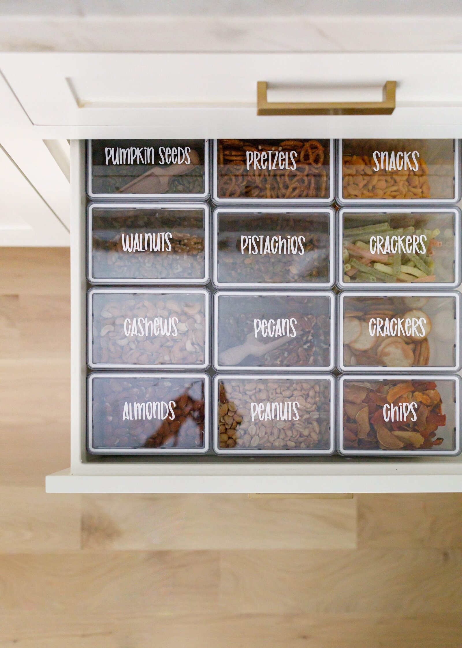 vision and hammer nut drawer organization