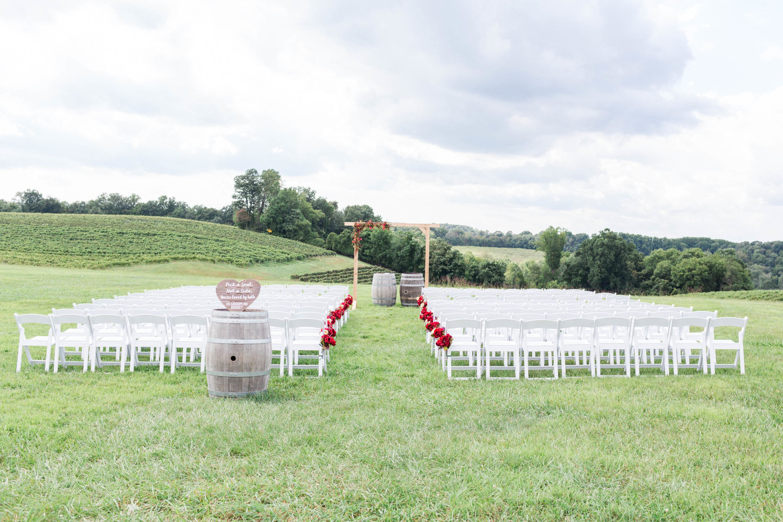 rachel word photography maryland wedding photographer liganore winery weddings bride and groom -1