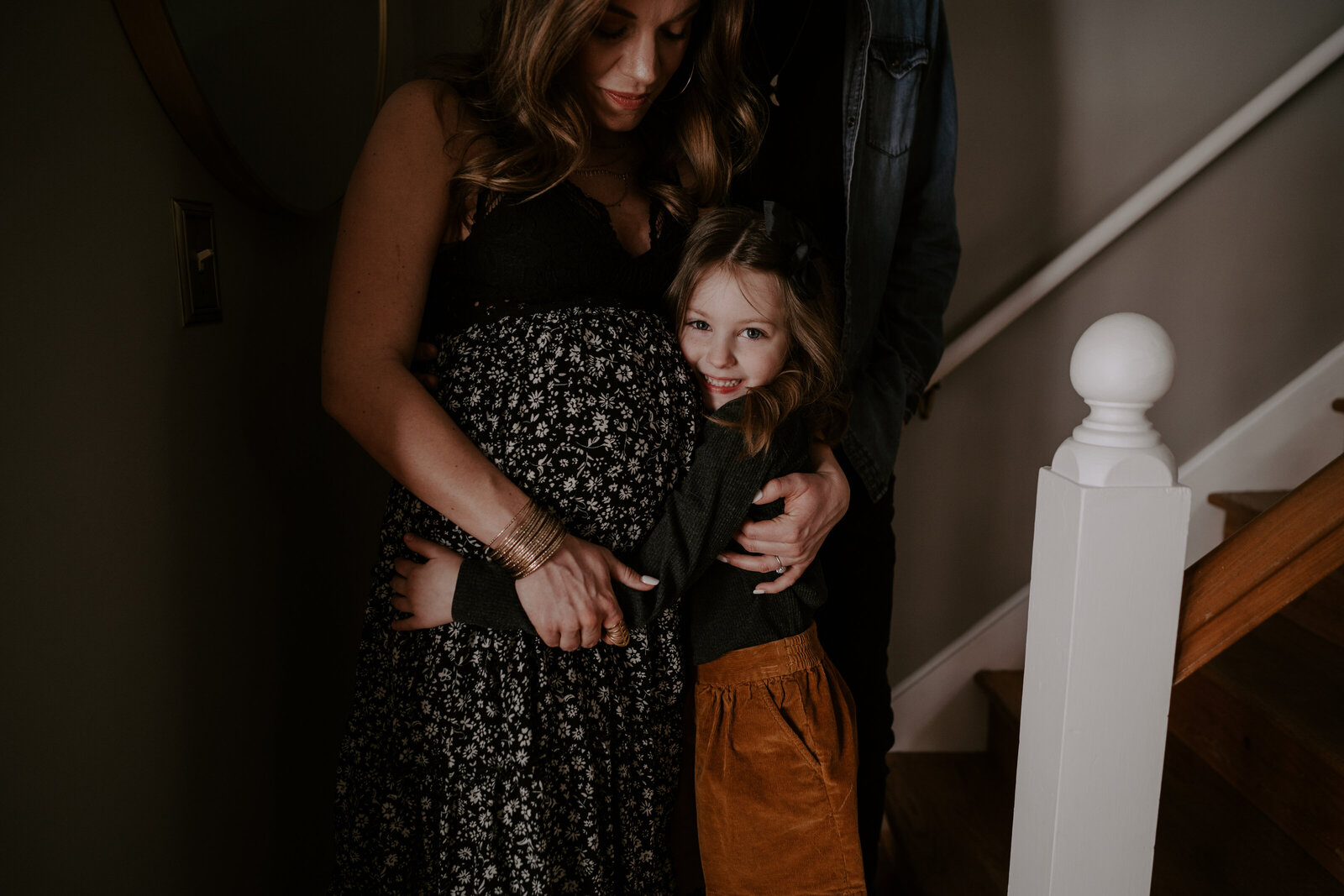 Indianapolis Winter In Home Maternity Session - Cooper-42