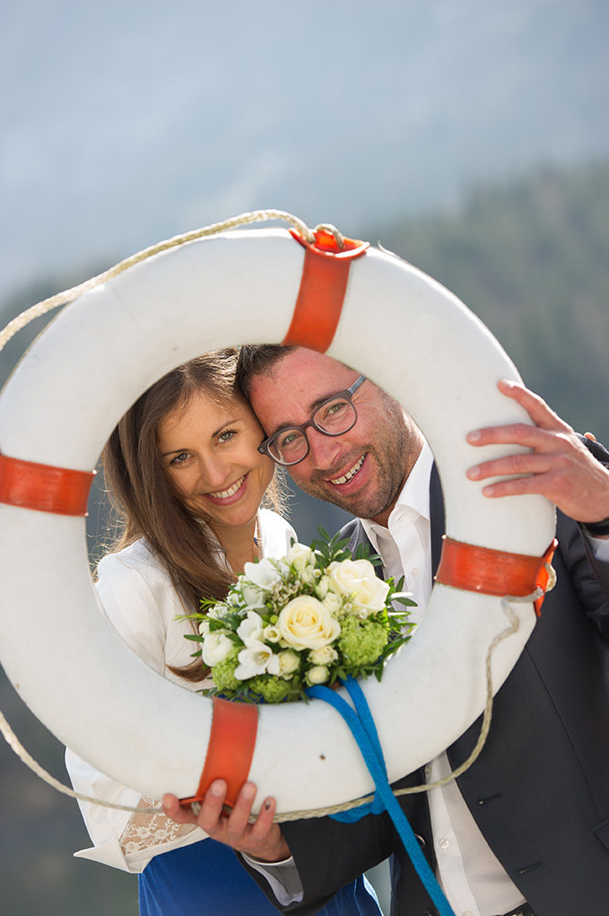 Hochzeit am Boot