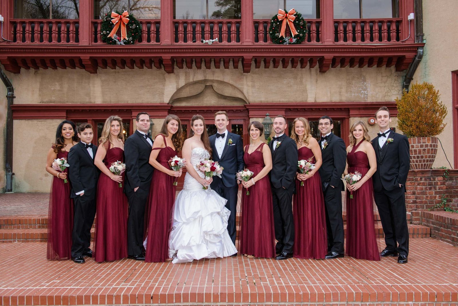 Coindre Hall bridal party photos