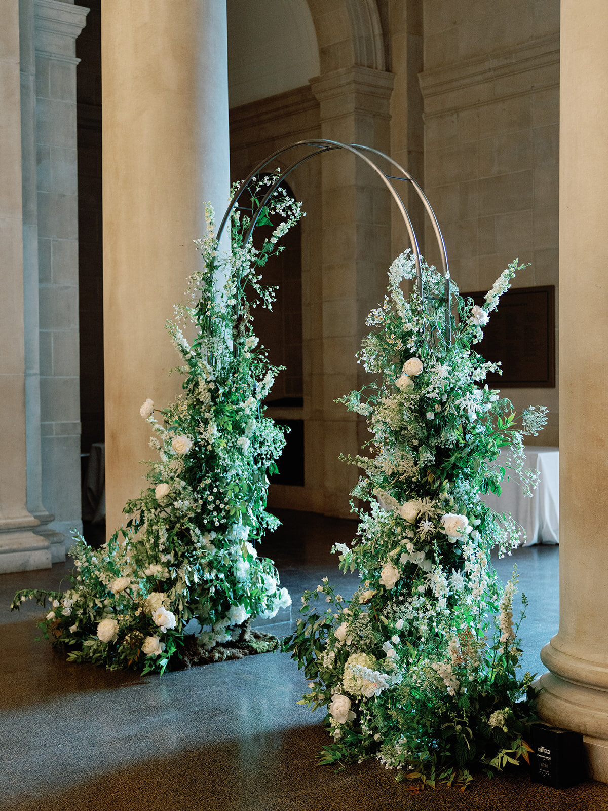 9_Kate Campbell Floral BMA Baltimore Museum of Art Wedding Ceremony by Nikki Daskalakis photo